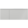 Mexen Orio szafka łazienkowa 120 cm z umywalką Vela prawą, 1S, 1D, szara mat/biała mat - 91A13-12047-3-BBFF62-W23P01