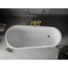 Mexen Retro wanna wolnostojąca 170 x 75 cm, biała, nogi złote - 53251707500-50