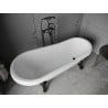 Mexen Retro wanna wolnostojąca 170 x 75 cm, biała, nogi czarne - 53251707500-70