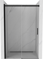 Mexen Omega drzwi prysznicowe rozsuwane 150 cm, transparent, czarne - 825-150-000-70-00