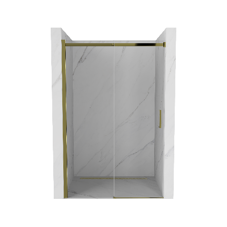 Mexen Omega drzwi prysznicowe rozsuwane 100 cm, transparent, złote - 825-100-000-50-00