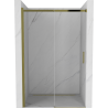 Mexen Omega drzwi prysznicowe rozsuwane 120 cm, transparent, złote - 825-120-000-50-00