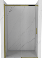 Mexen Omega drzwi prysznicowe rozsuwane 140 cm, transparent, złote - 825-140-000-50-00