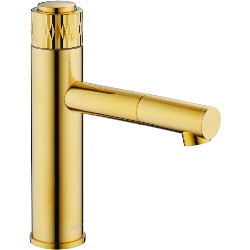 Mexen Diamond bateria umywalkowa, złota - 71500-50