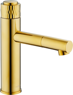 Mexen Diamond bateria umywalkowa, złota - 71500-50