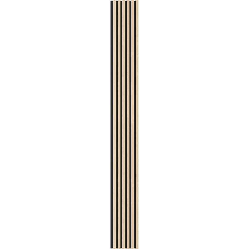 Mexen Lam-B lamele ścienne 275 x 30 cm, płyta HDF 4 mm, fornir techniczny, Dąb Piaskowy - S100-275307-3015-001