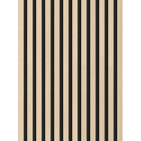 Mexen Lam-F lamele ścienne akustyczne 275 x 30 cm, filc 8 mm, fornir techniczny, Dąb Piaskowy - S105-275307-3015-001