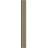 Mexen Lam-F lamele ścienne akustyczne 275 x 30 cm, filc 8 mm, fornir techniczny, Dąb Piaskowy - S105-275307-3015-001
