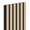 Mexen Lam-F lamele ścienne akustyczne 275 x 30 cm, filc 8 mm, fornir techniczny, Dąb Piaskowy - S105-275307-3015-001