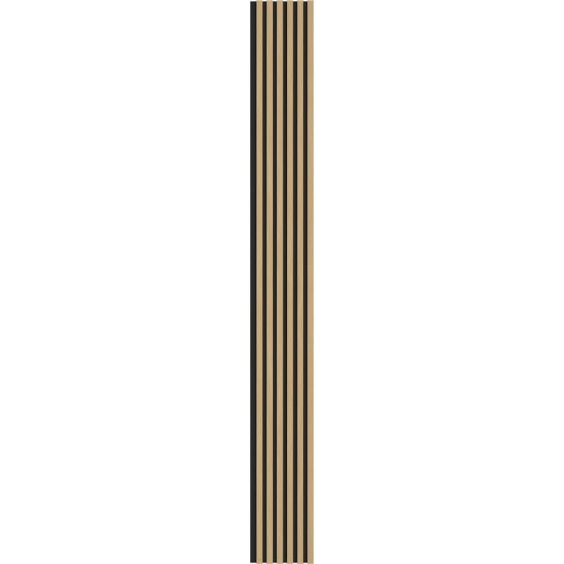 Mexen Lam-B lamele ścienne 275 x 30 cm, płyta HDF 4 mm, fornir techniczny, Dąb Złocisty - S100-275307-3015-003