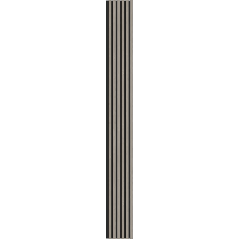 Mexen Lam-B lamele ścienne 275 x 30 cm, płyta HDF 4 mm, fornir techniczny, Dąb Popielaty - S100-275307-3015-005