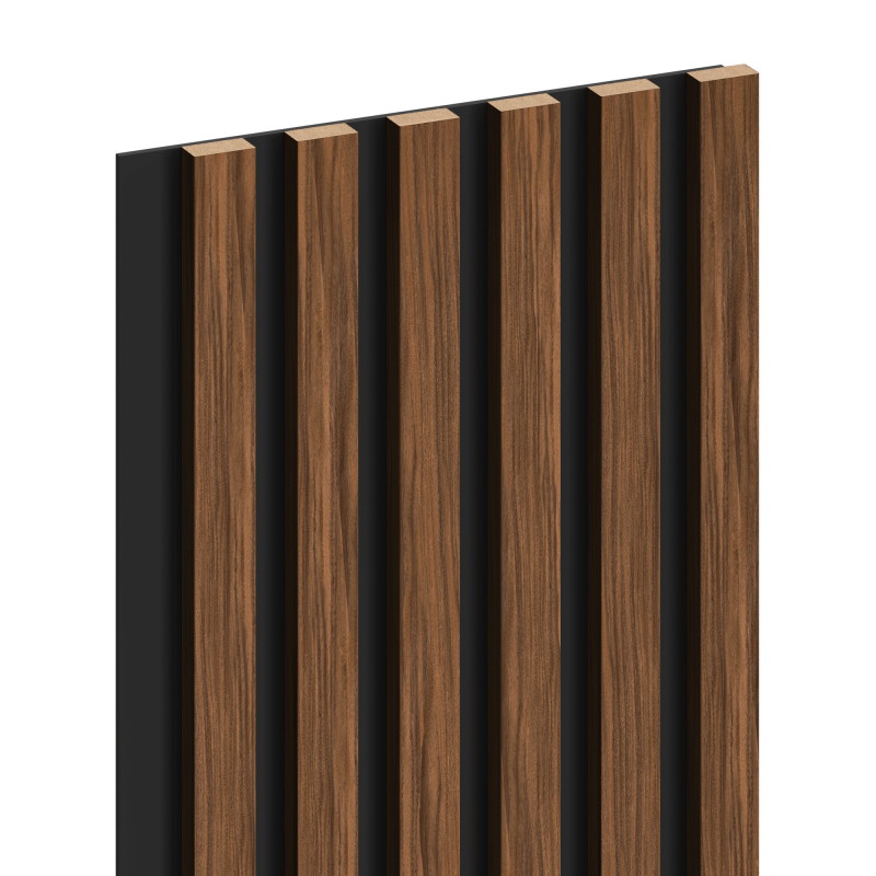 Mexen Lam-B lamele ścienne 275 x 30 cm, płyta HDF 4 mm, fornir techniczny, Mahoń Rubinowy - S100-275307-3015-013
