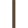 Mexen Lam-B lamele ścienne 275 x 30 cm, płyta HDF 4 mm, fornir techniczny, Orzech Natural - S100-275307-3015-016