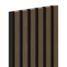 Mexen Lam-B lamele ścienne 275 x 30 cm, płyta HDF 4 mm, fornir techniczny, Orzech Espresso - S100-275307-3015-019