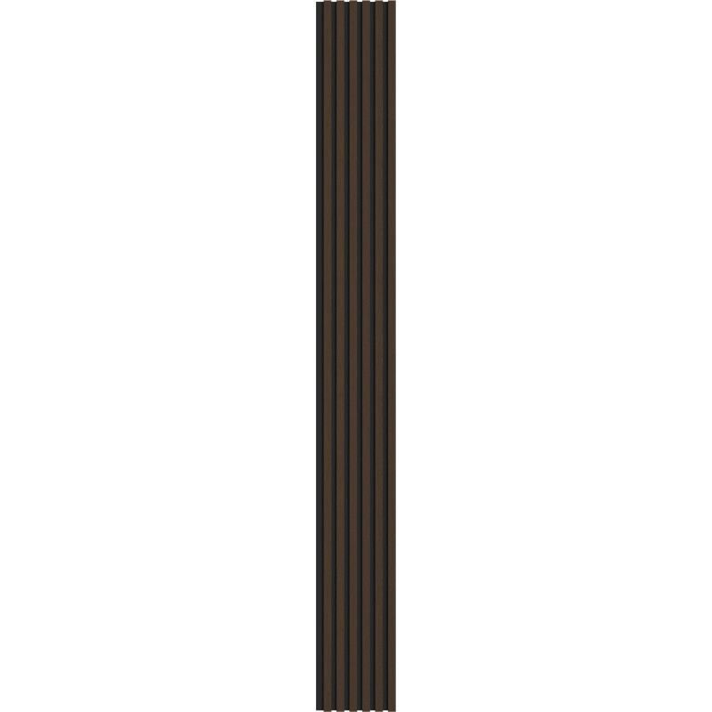 Mexen Lam-B lamele ścienne 275 x 30 cm, płyta HDF 4 mm, fornir techniczny, Orzech Palisandrowy - S100-275307-3015-021