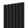 Mexen Lam-B lamele ścienne 275 x 30 cm, płyta HDF 4 mm, fornir techniczny, Heban Czarny - S100-275307-3015-023