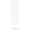 Mexen Lam-B lamele ścienne 275 x 30 cm, płyta HDF 4 mm, fornir techniczny, Orzech Palony - S100-275307-3015-024
