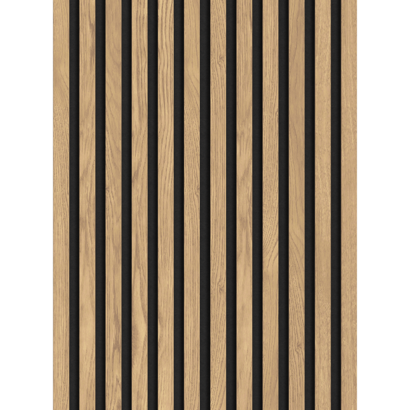 Mexen Lam-F lamele ścienne akustyczne 275 x 30 cm, filc 8 mm, fornir techniczny, Sosna Klasyczna - S105-275307-3015-012