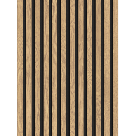 Mexen Lam-F lamele ścienne akustyczne 275 x 30 cm, filc 8 mm, fornir techniczny, Sosna Klasyczna - S105-275307-3015-012