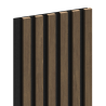 Mexen Lam-F lamele ścienne akustyczne 275 x 30 cm, filc 8 mm, fornir techniczny, Orzech Kakaowy - S105-275307-3015-018