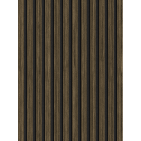 Mexen Lam-F lamele ścienne akustyczne 275 x 30 cm, filc 8 mm, fornir techniczny, Heban Królewski - S105-275307-3015-020