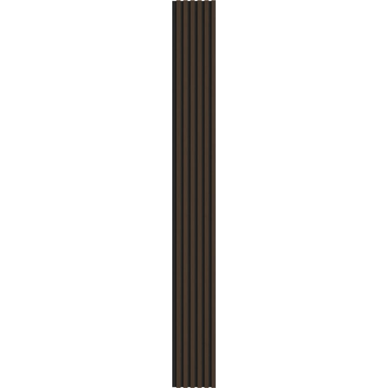 Mexen Lam-F lamele ścienne akustyczne 275 x 30 cm, filc 8 mm, fornir techniczny, Orzech Palisandrowy - S105-275307-3015-021