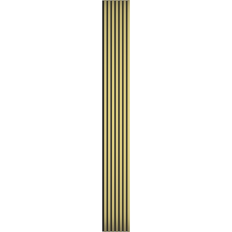 Mexen Lam-B lamele ścienne 275 x 31,5 cm, płyta HDF 4 mm, Złoty - S100-275317-2812-057