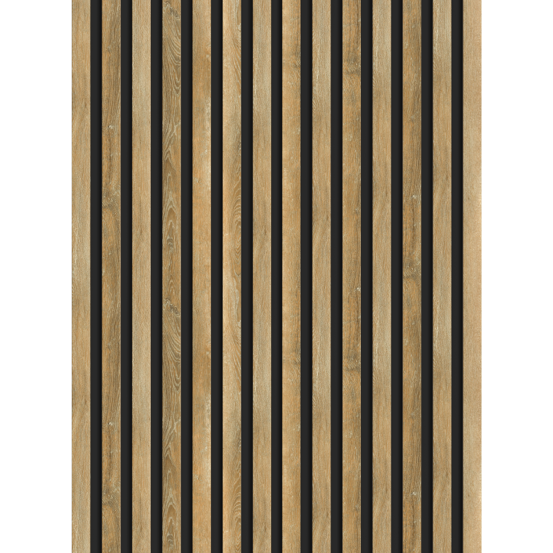 Mexen Lam-B lamele ścienne 275 x 31,5 cm, płyta HDF 4 mm, Dąb Miodowy - S100-275317-2812-066