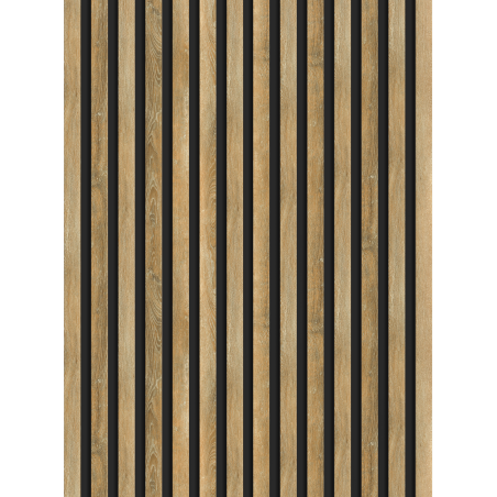 Mexen Lam-B lamele ścienne 275 x 31,5 cm, płyta HDF 4 mm, Dąb Miodowy - S100-275317-2812-066