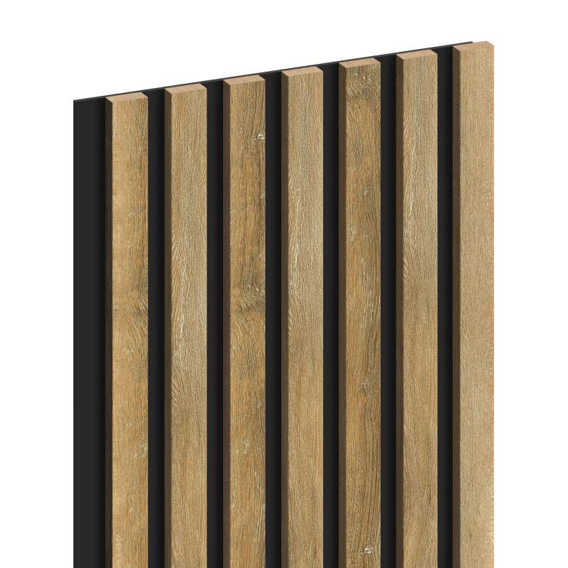 Mexen Lam-B lamele ścienne 275 x 31,5 cm, płyta HDF 4 mm, Dąb Miodowy - S100-275317-2812-066