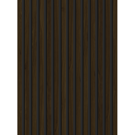 Mexen Lam-B lamele ścienne 275 x 31,5 cm, płyta HDF 4 mm, Wenge - S100-275317-2812-071