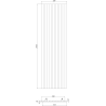 Mexen Lam-F lamele ścienne akustyczne 275 x 31,5 cm, filc 6 mm, Złoty - S105-275317-2812-057