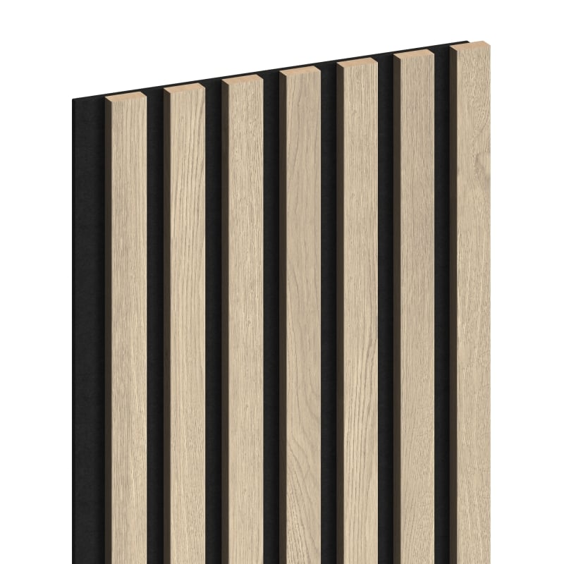 Mexen Lam-F lamele ścienne akustyczne 275 x 31,5 cm, filc 6 mm, Dąb Perłowy - S105-275317-2812-058