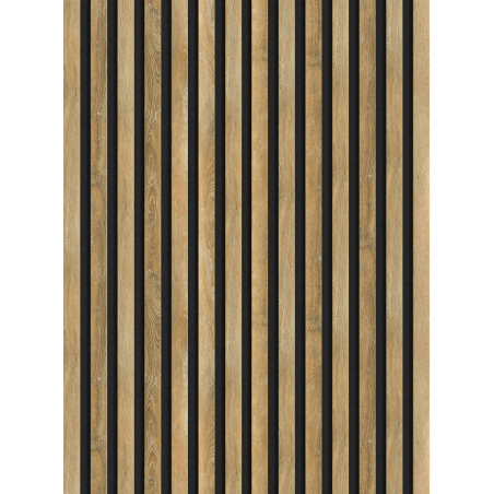 Mexen Lam-F lamele ścienne akustyczne 275 x 31,5 cm, filc 6 mm, Dąb Miodowy - S105-275317-2812-066