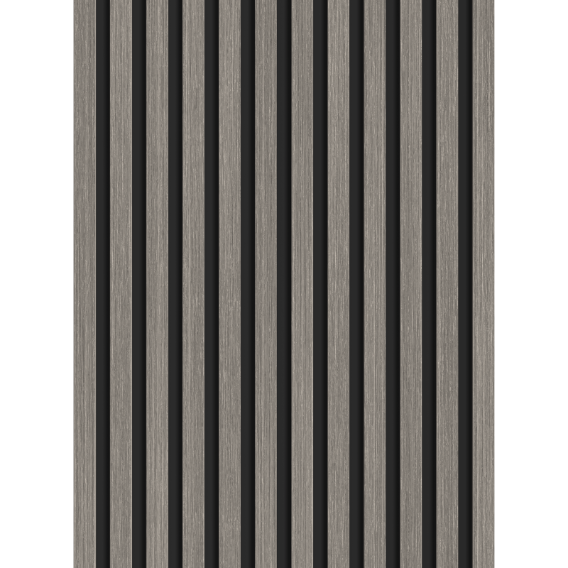 Mexen Lam-B lamele ścienne 275 x 30 cm, płyta HDF 4 mm, fornir techniczny, Dąb Srebrzysty - S100-275307-3015-007