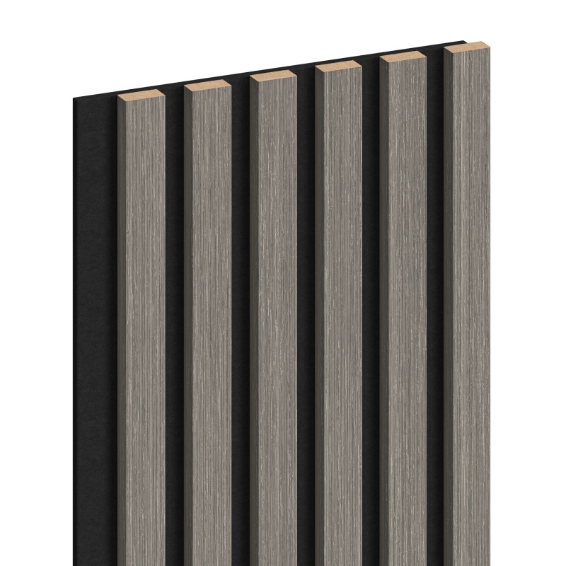 Mexen Lam-F lamele ścienne akustyczne 275 x 30 cm, filc 8 mm, fornir techniczny, Dąb Srebrzysty - S105-275307-3015-007
