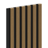 Mexen Lam-B lamele ścienne 275 x 30 cm, płyta HDF 4 mm, fornir techniczny, Teak Złocisty - S100-275307-3015-014