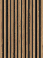 Mexen Lam-F lamele ścienne akustyczne 275 x 30 cm, filc 8 mm, fornir techniczny, Orzech Jasny - S105-275307-3015-017