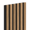 Mexen Lam-B lamele ścienne 275 x 30 cm, płyta HDF 4 mm, fornir techniczny, Orzech Jasny - S100-275307-3015-017