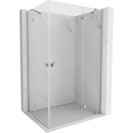 Mexen Mist-H Duo kabina prysznicowa uchylna prawa 80 x 85 cm, transparent, chrom - 8A5-080L-085P-01-00