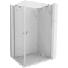 Mexen Mist-H Duo kabina prysznicowa uchylna prawa 115 x 120 cm, transparent, chrom - 8A5-115L-120P-01-00