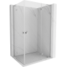 Mexen Mist-H L Duo kabina prysznicowa uchylna prawa 70 x 100 cm, transparent, chrom - 8A5L-070L-100P-01-00