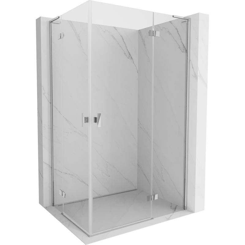 Mexen Mist-H L Duo kabina prysznicowa uchylna prawa 70 x 110 cm, transparent, chrom - 8A5L-070L-110P-01-00