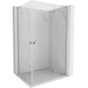 Mexen Mist-H L Duo kabina prysznicowa uchylna prawa 105 x 115 cm, transparent, chrom - 8A5L-105L-115P-01-00