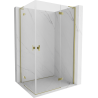 Mexen Mist-H L Duo kabina prysznicowa uchylna prawa 85 x 95 cm, transparent, złota - 8A5L-085L-095P-50-00