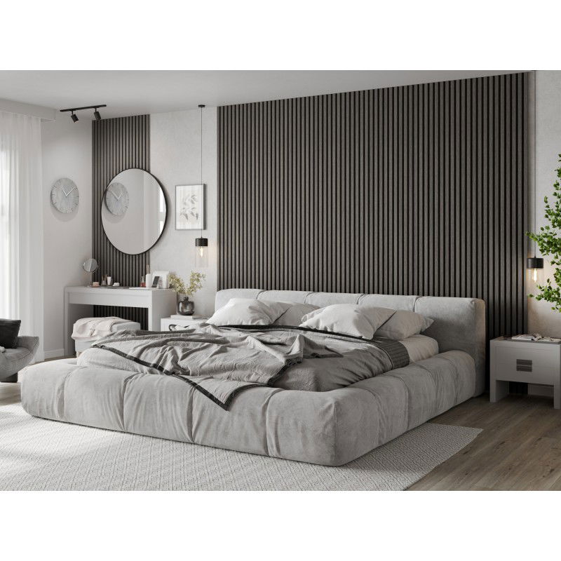 Mexen Lam-B lamele ścienne 275 x 30 cm, płyta HDF 4 mm, fornir techniczny, Dąb Srebrzysty - S100-275307-3015-007