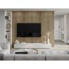 Mexen Lam-B lamele ścienne 275 x 30 cm, płyta HDF 4 mm, fornir techniczny, Sosna Klasyczna - S100-275307-3015-012