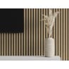 Mexen Lam-B lamele ścienne 275 x 30 cm, płyta HDF 4 mm, fornir techniczny, Orzech Lniany - S100-275307-3015-015