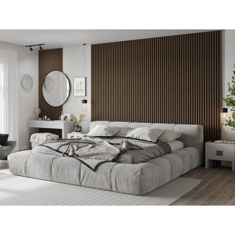 Mexen Lam-B lamele ścienne 275 x 30 cm, płyta HDF 4 mm, fornir techniczny, Orzech Kakaowy - S100-275307-3015-018