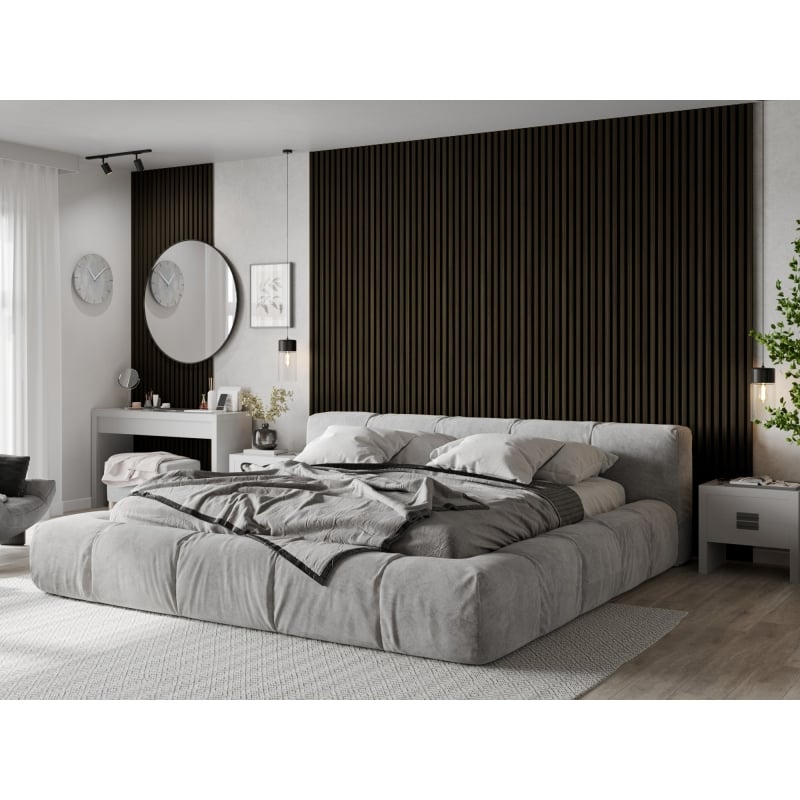 Mexen Lam-B lamele ścienne 275 x 30 cm, płyta HDF 4 mm, fornir techniczny, Heban Królewski - S100-275307-3015-020